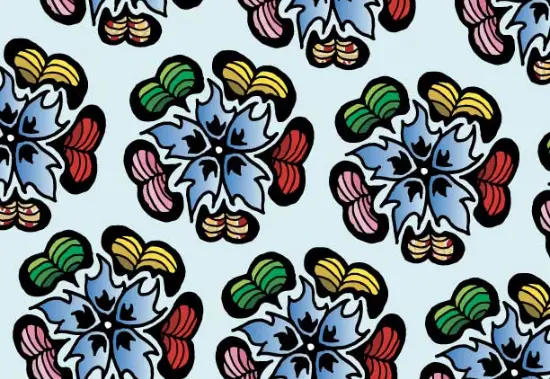 Graphisme Floral Tribal Quartier Essonne