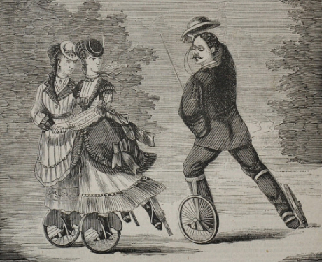 Photo de roller d'antan