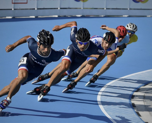 Compétition à roller